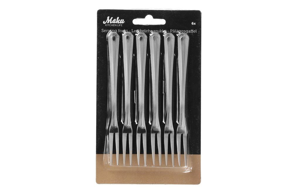 Leikkelehaarukka 6 kpl