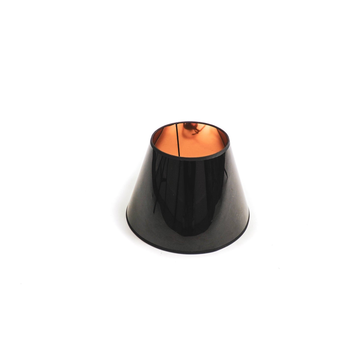 Lampshade black/gold 17x30x21cm