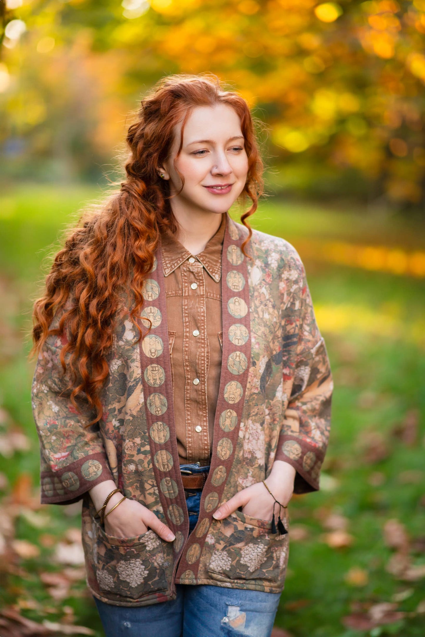 Dream Weaver Fleece Cottage Kimono