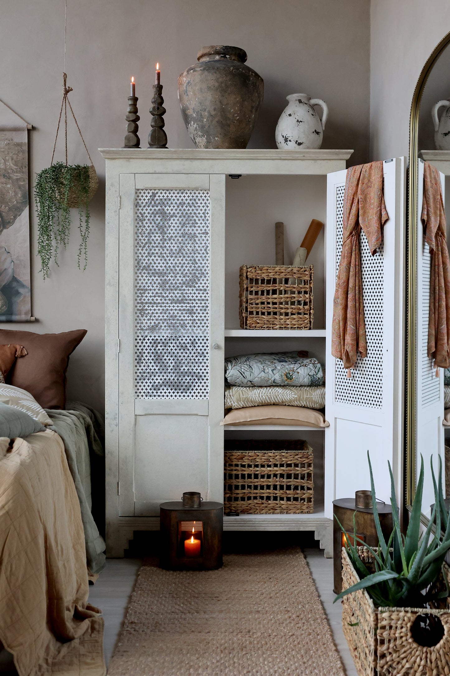 Aix tyynynpäällinen pellava Hunaja Chic Antique