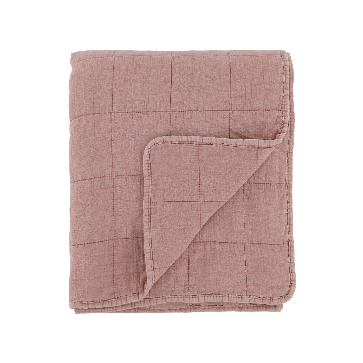 Quilted nap blanket Vintage pink Chic Antique