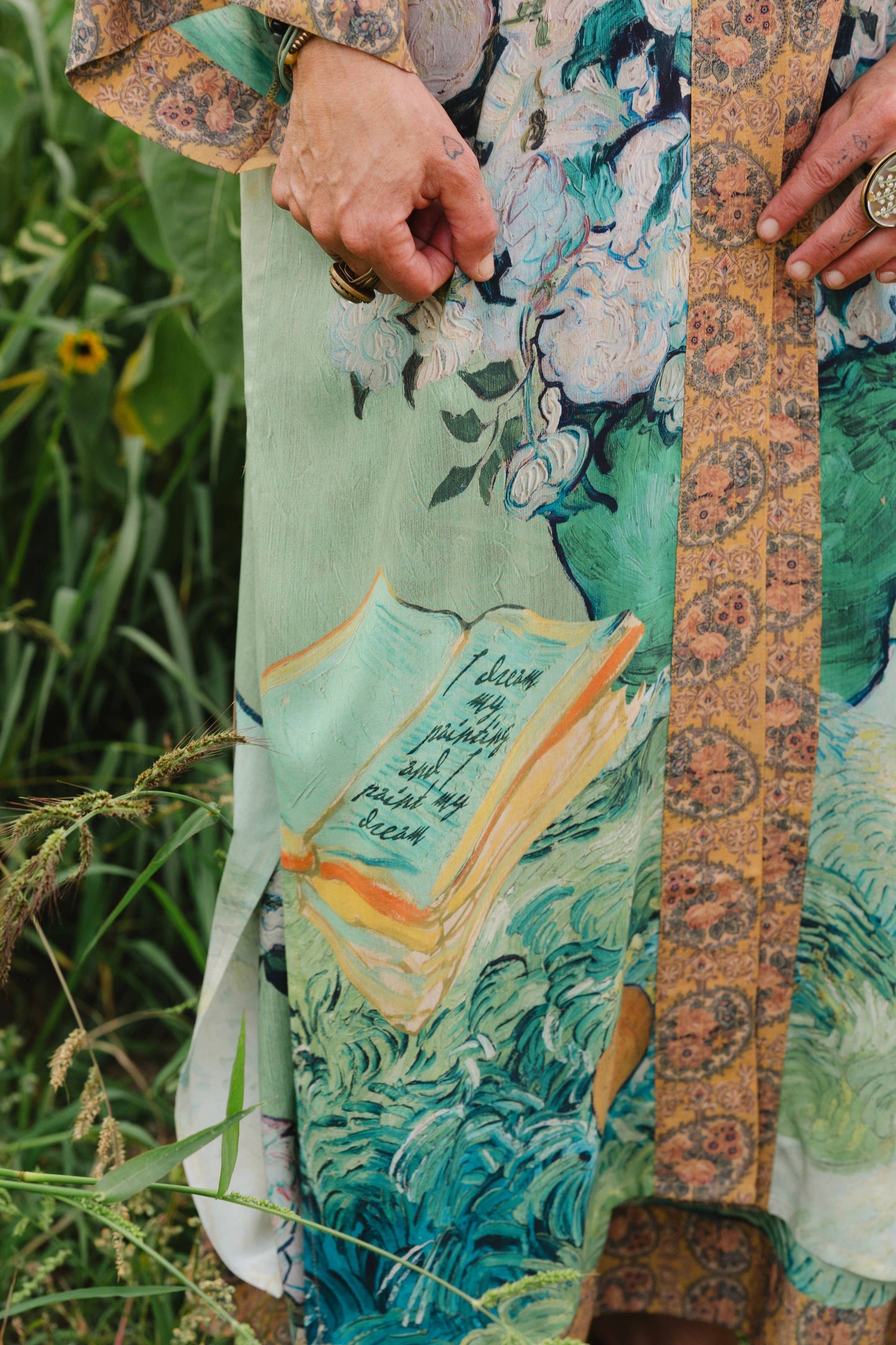 I Paint My Dream Van Gogh Kimono