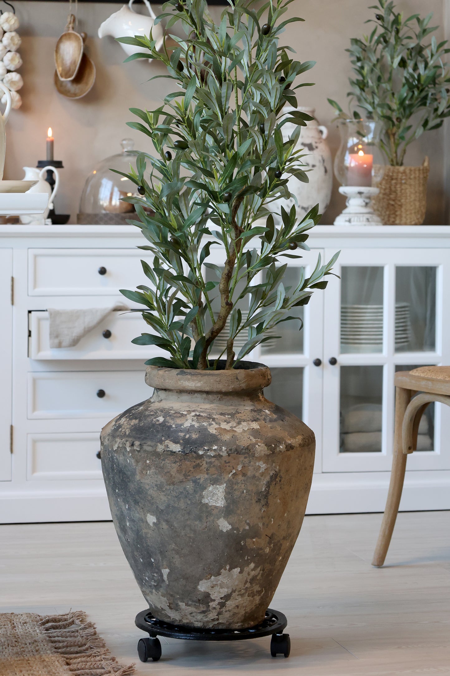 Olive wood 132 cm Chic Antique
