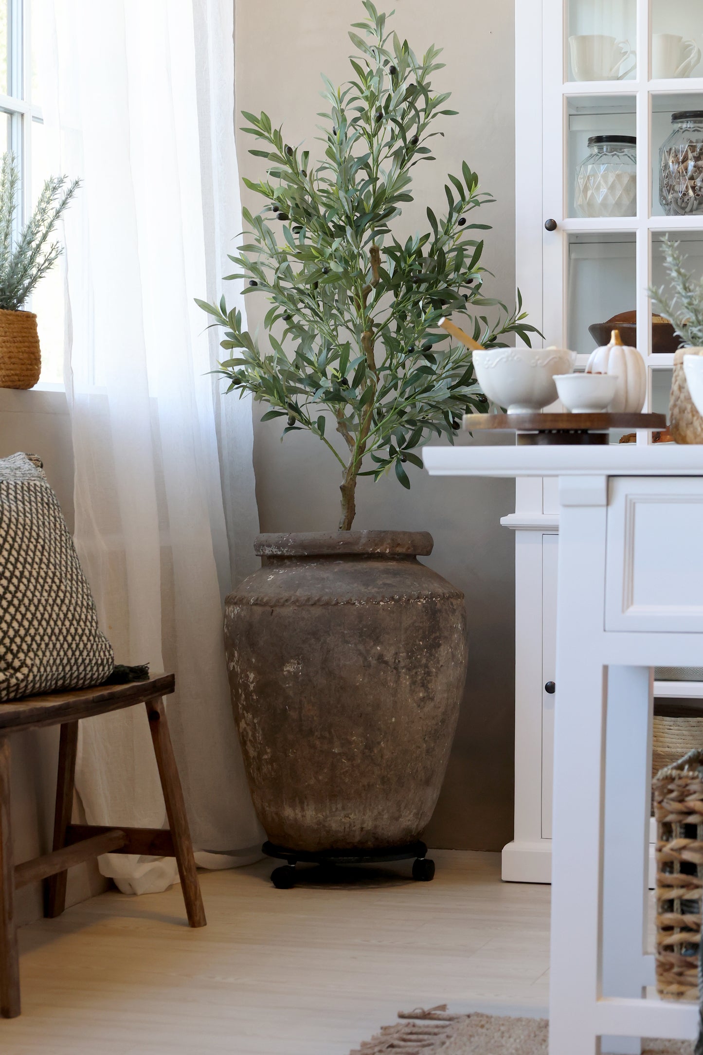 Olive wood 170 cm Chic Antique