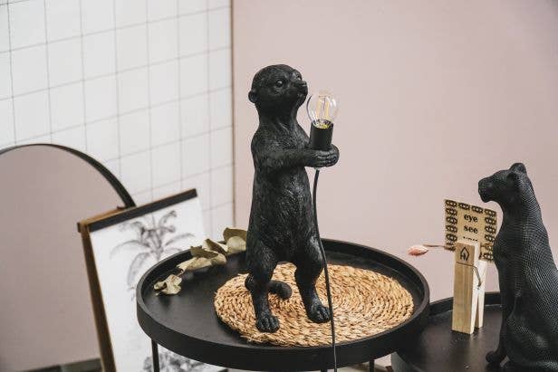 Mongoose lamp black