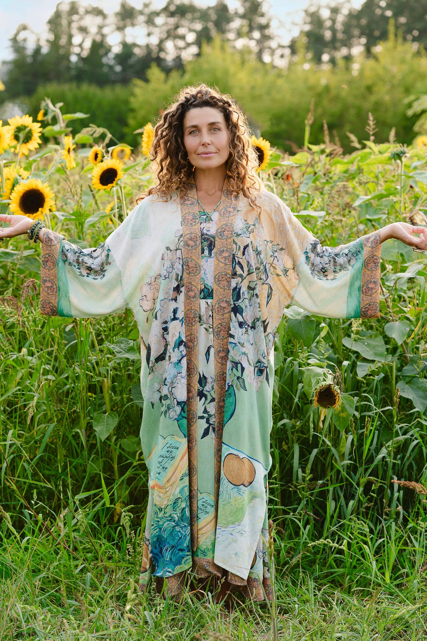 I Paint My Dream Van Gogh Kimono