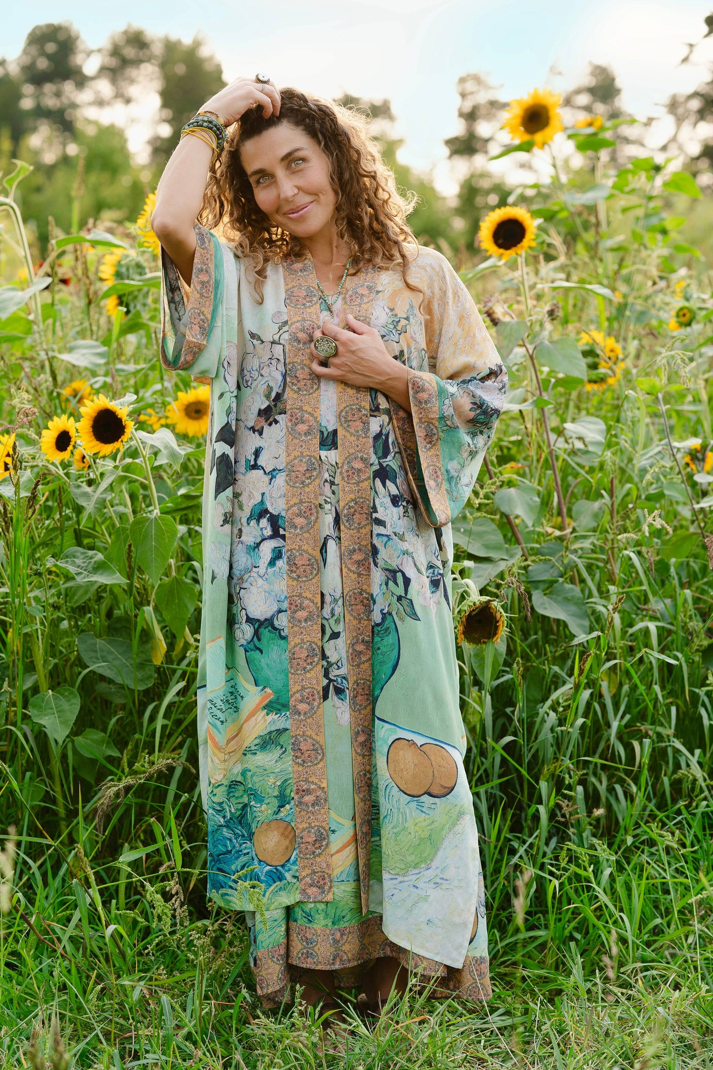 I Paint My Dream Van Gogh Kimono
