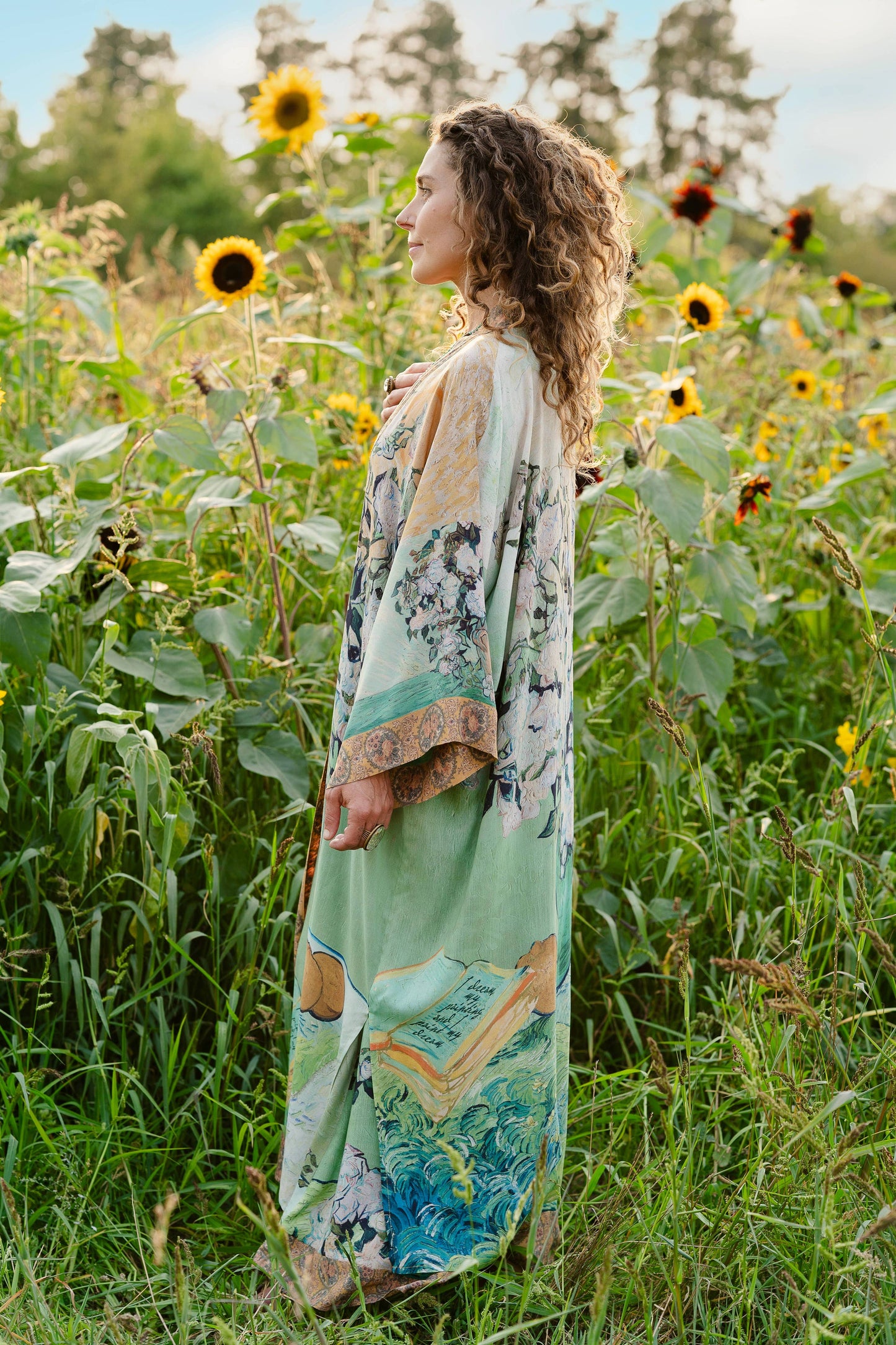 I Paint My Dream Van Gogh Kimono