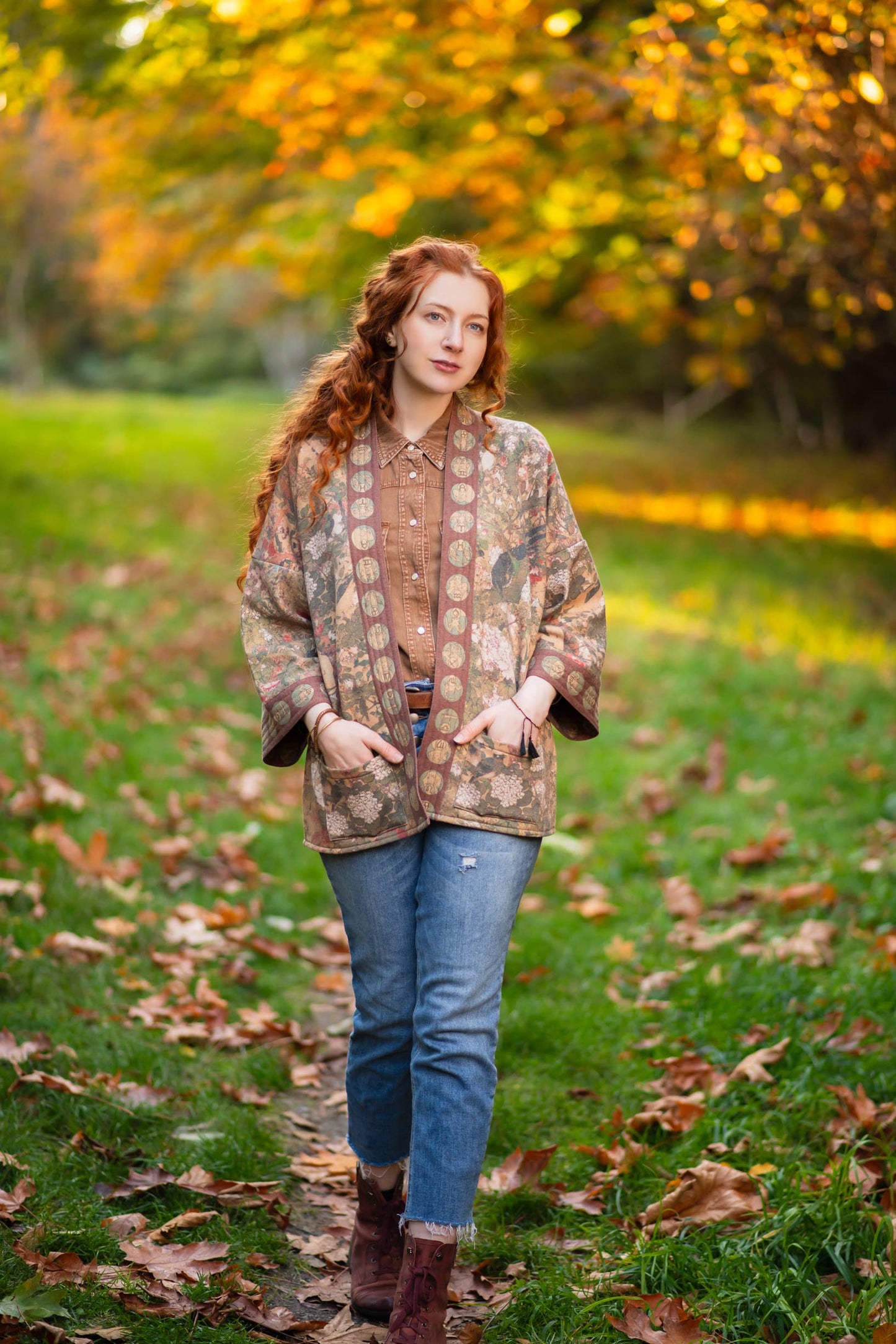 Dream Weaver Fleece Cottage Kimono