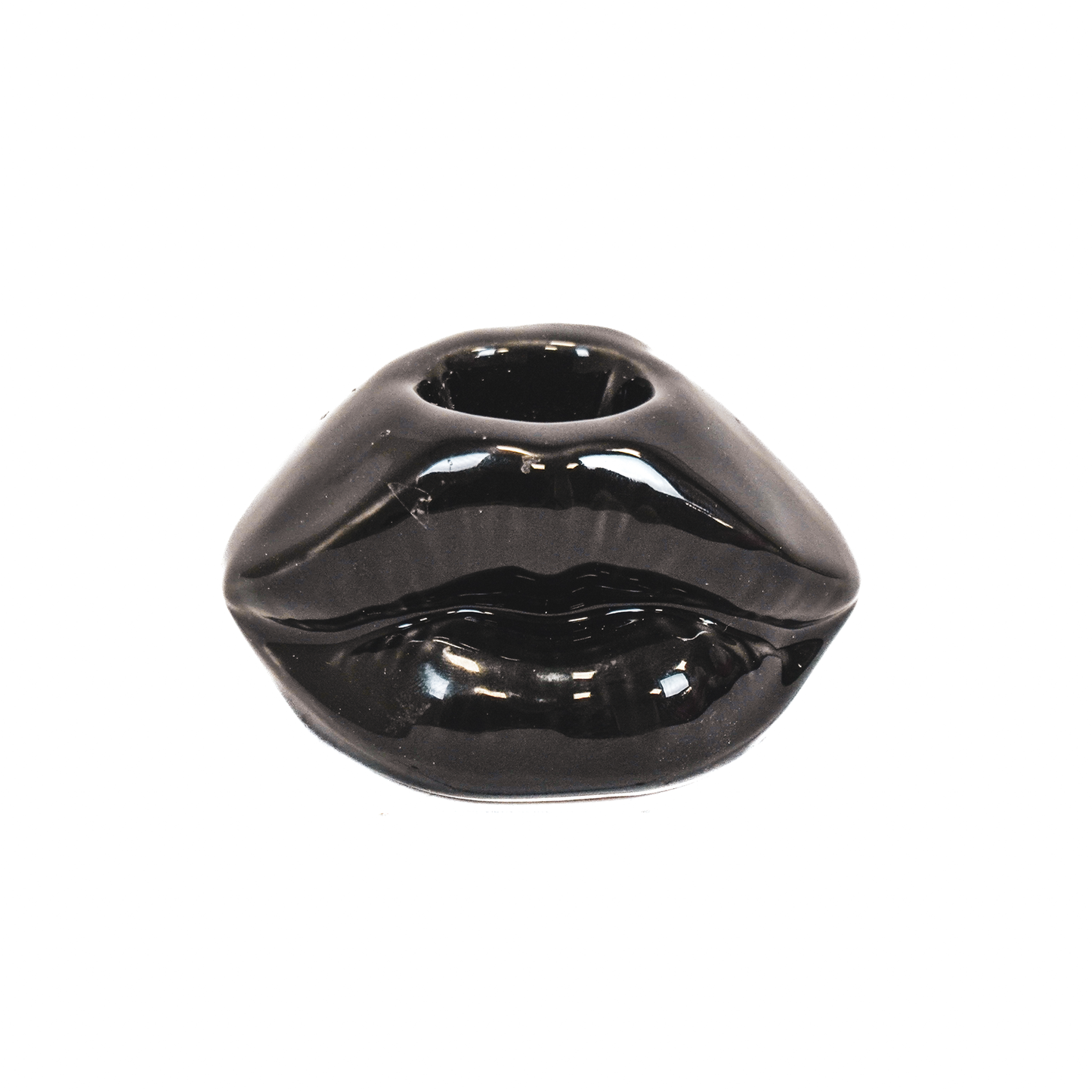Candlestick Lips Don't Lie - Black -7x5.5x4cm