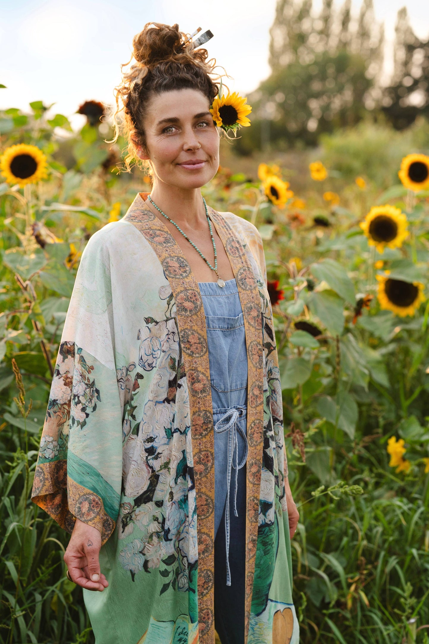 I Paint My Dream Van Gogh Kimono