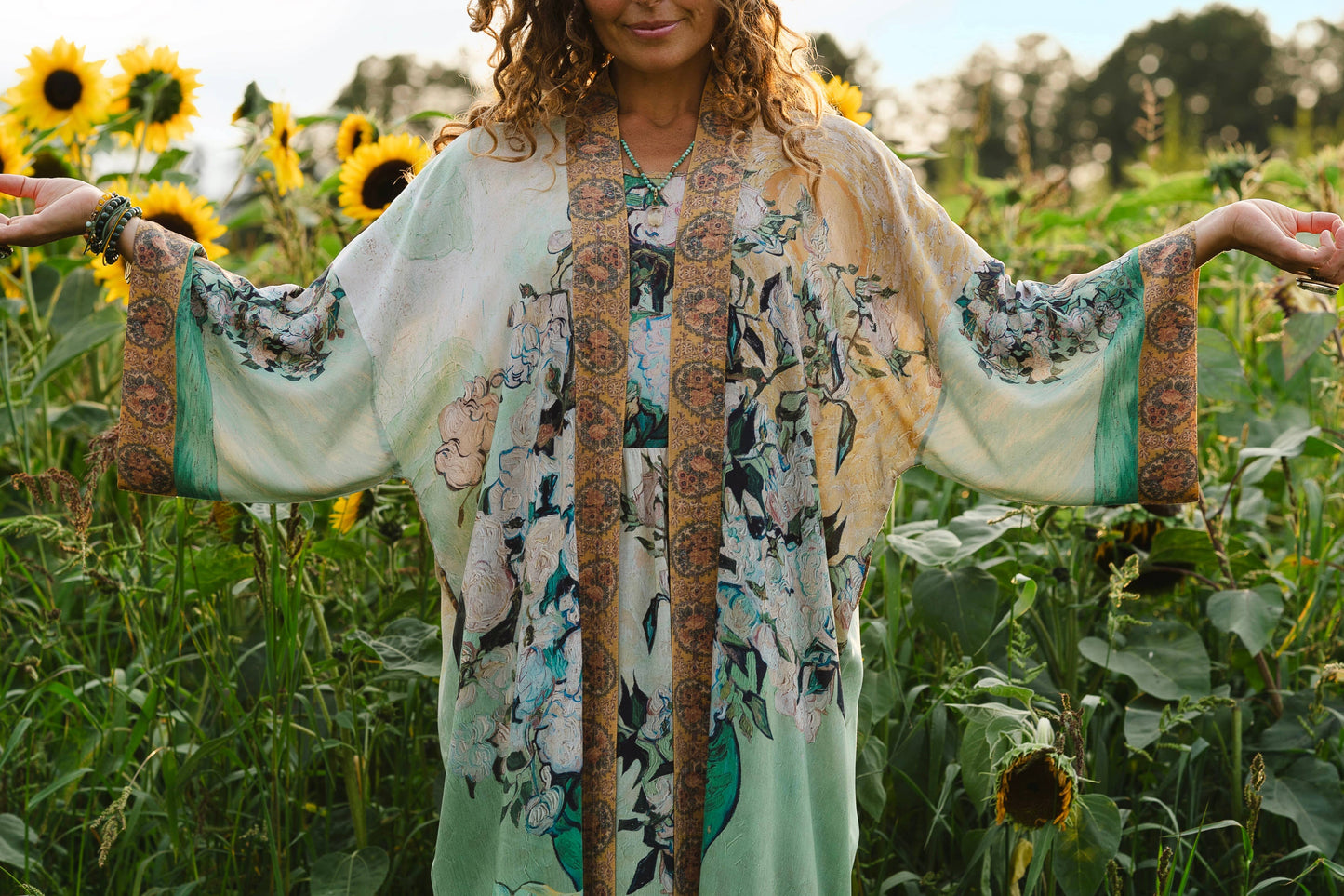 I Paint My Dream Van Gogh Kimono