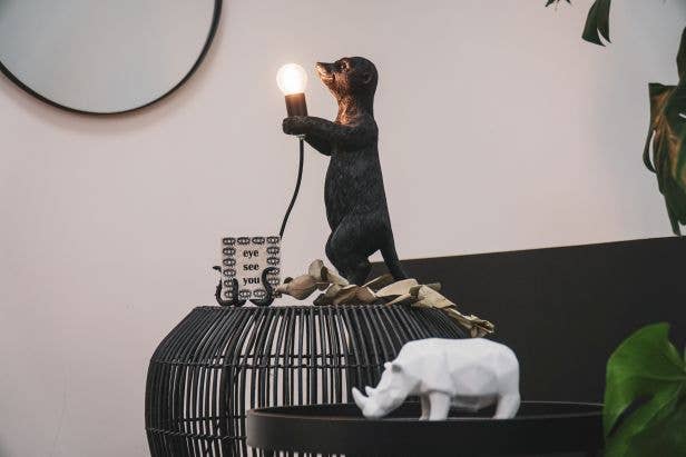 Mongoose lamp black