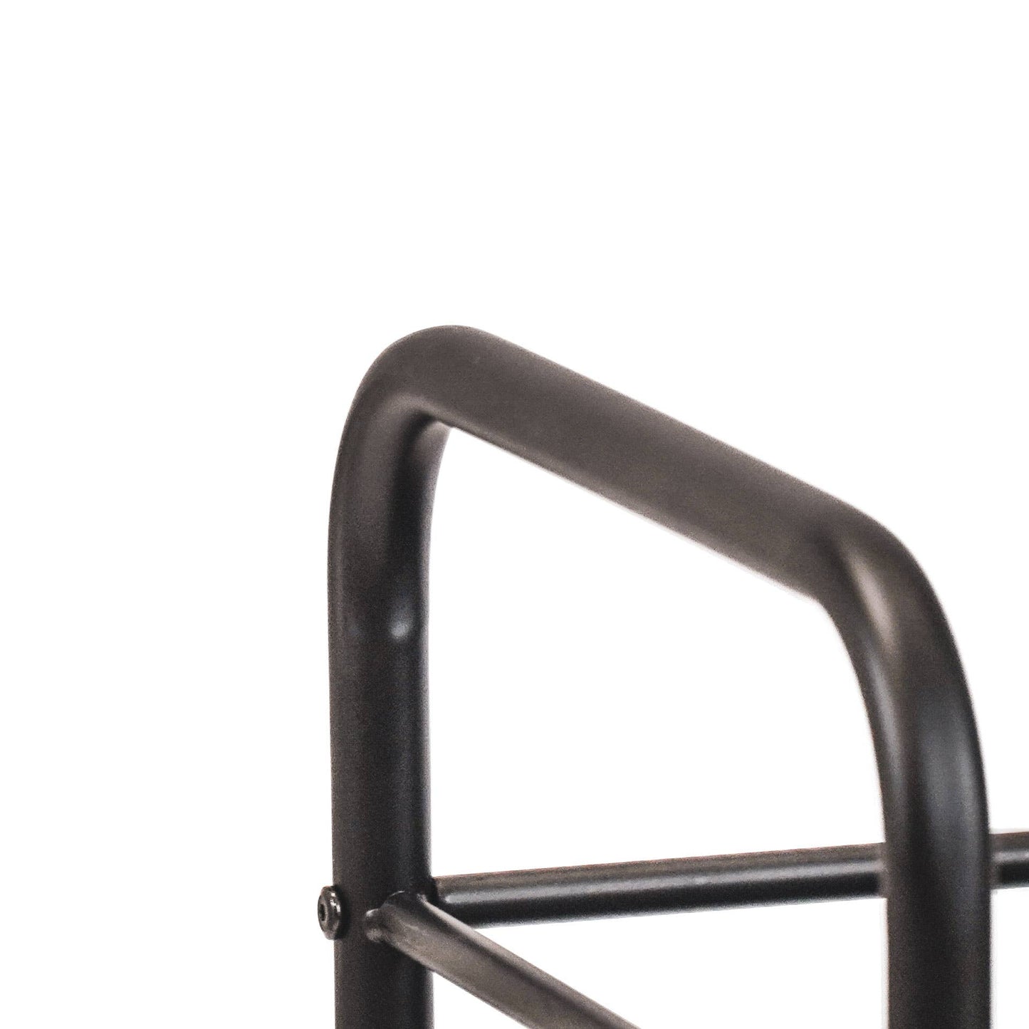 Serving trolley, metal, black - 60x30x66.5cm
