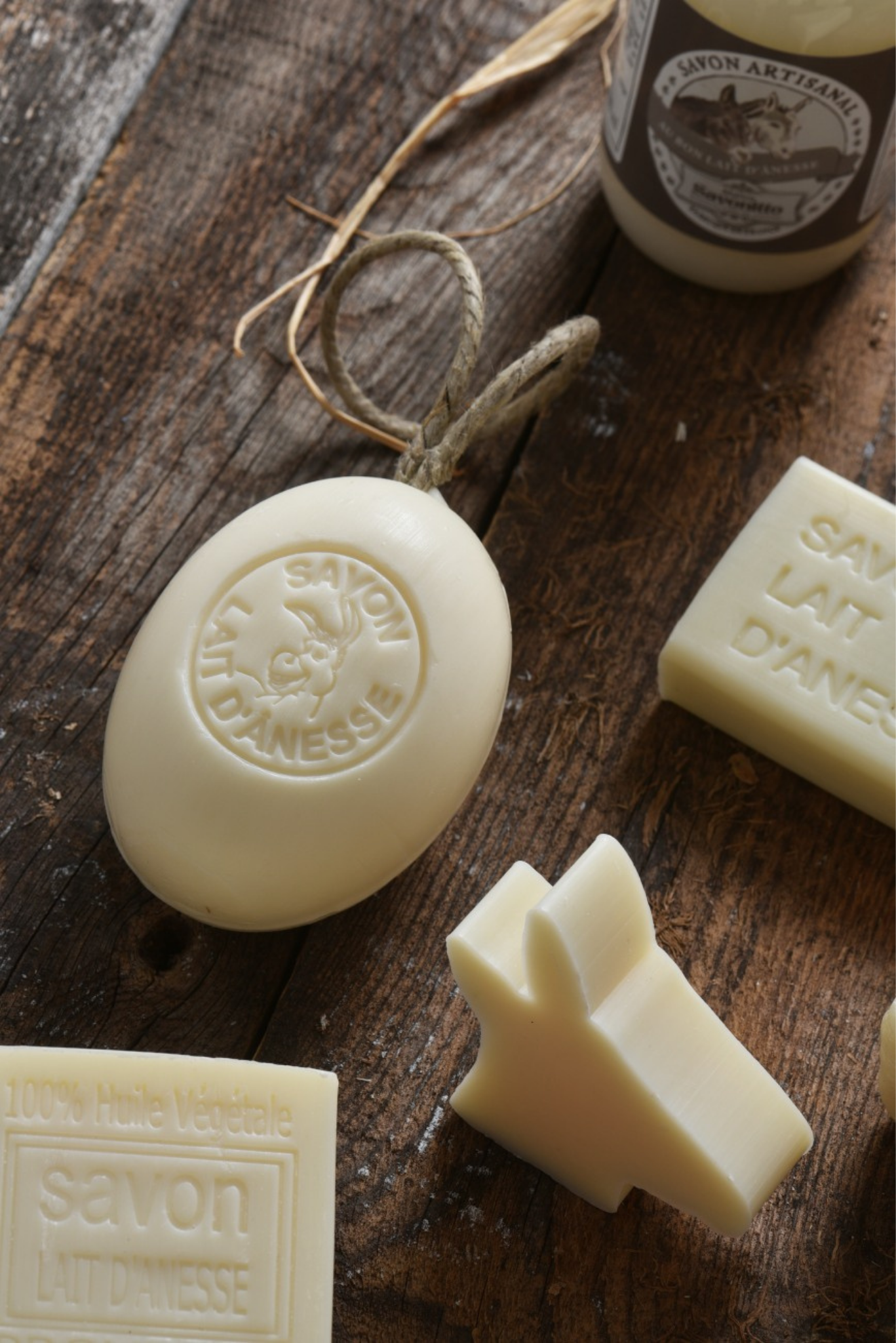 Donkey milk string soap 200g