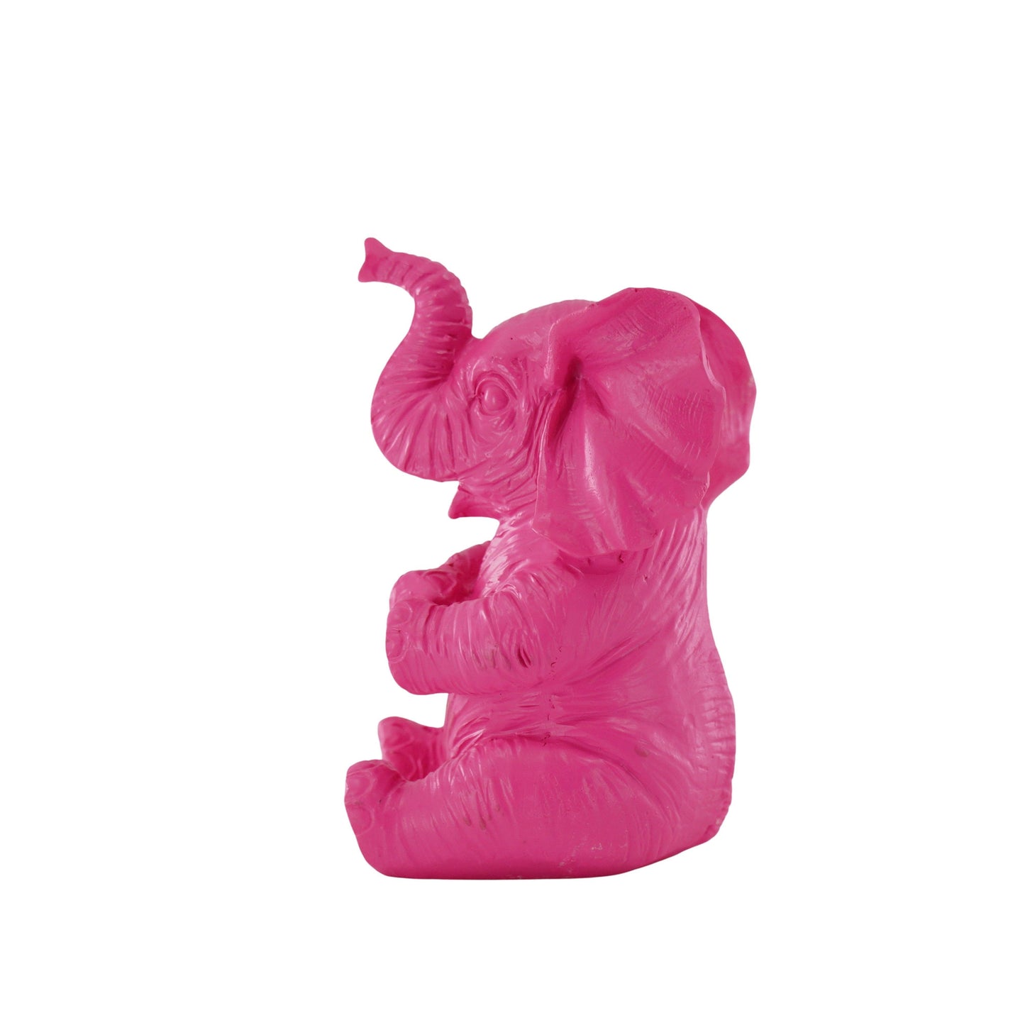 Elephant decoration, Pink - 7x7x11cm