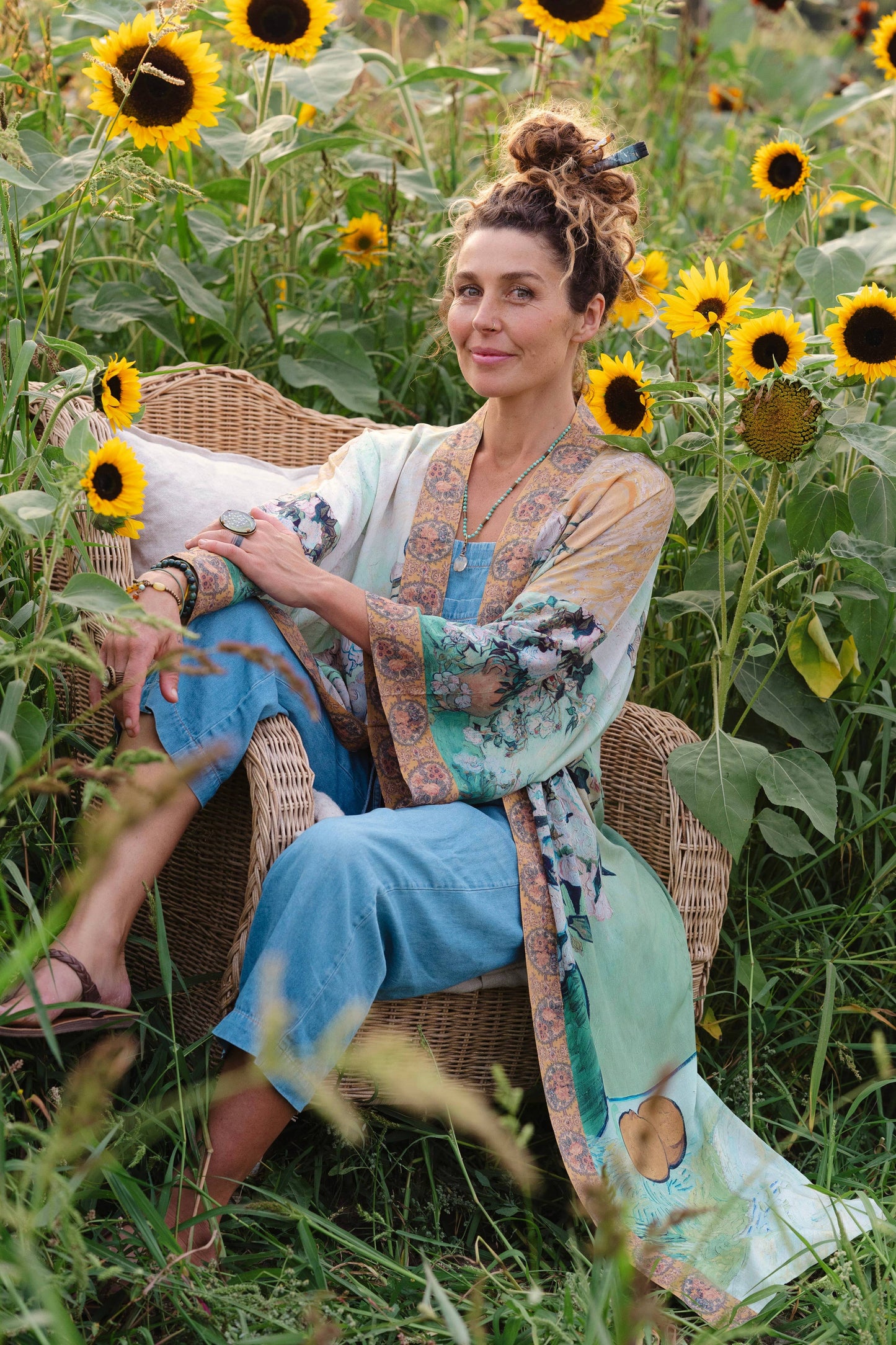 I Paint My Dream Van Gogh Kimono
