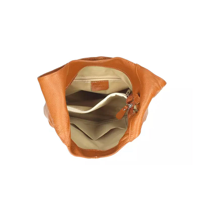 Leather bag Artemis cognac MOSA