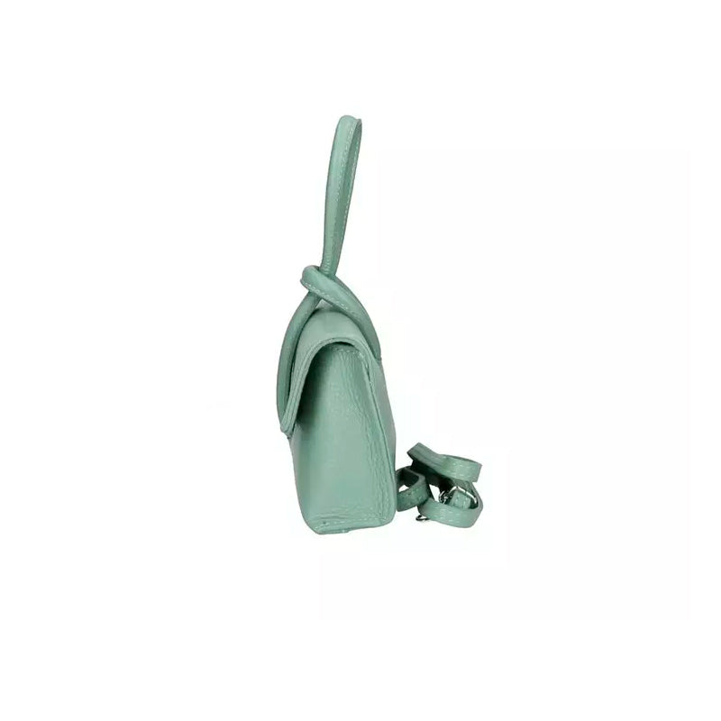 Leather handbag Mint MOSA