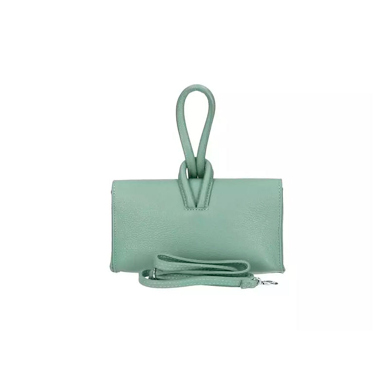 Leather handbag Mint MOSA