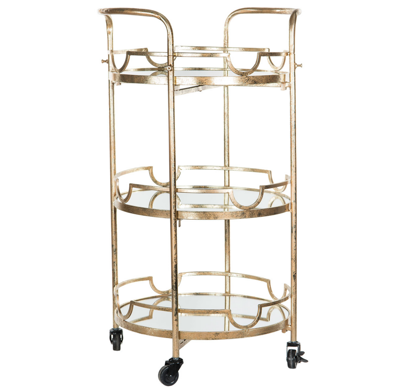 Serving trolley gold A Lot Decoration
