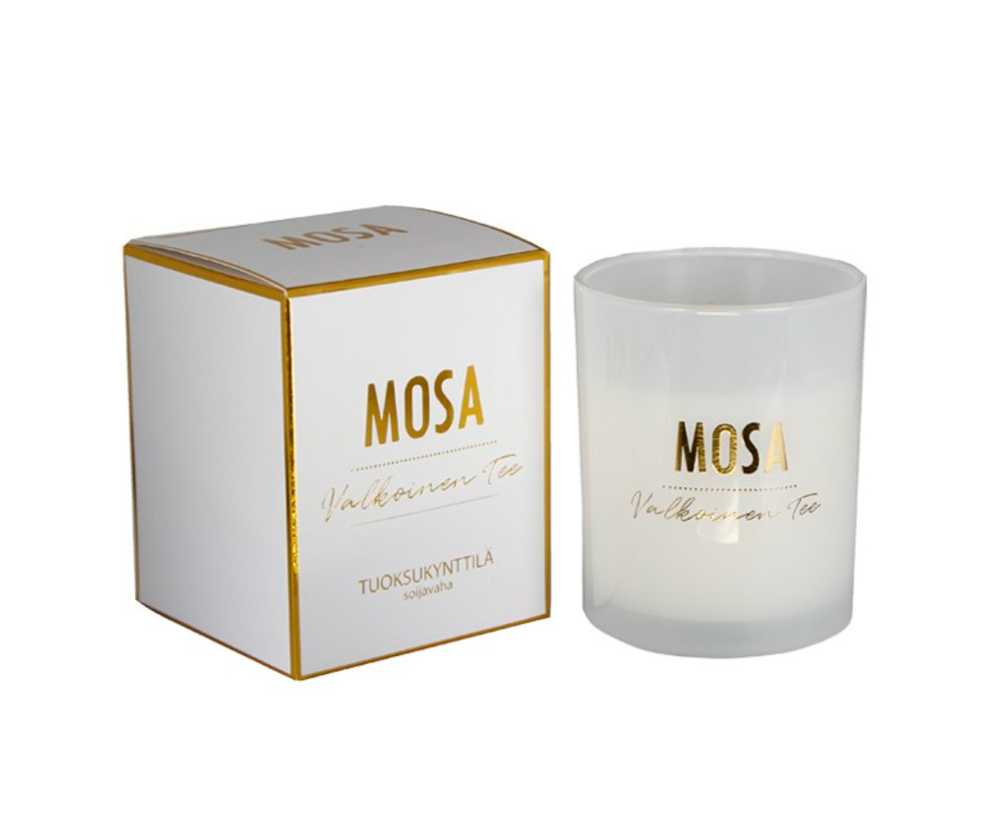 Scented candle White tea small, Mosa