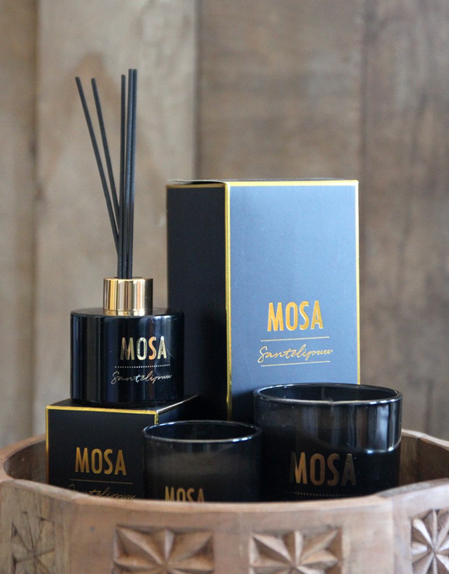 Scented candle Sandalwood large, Mosa