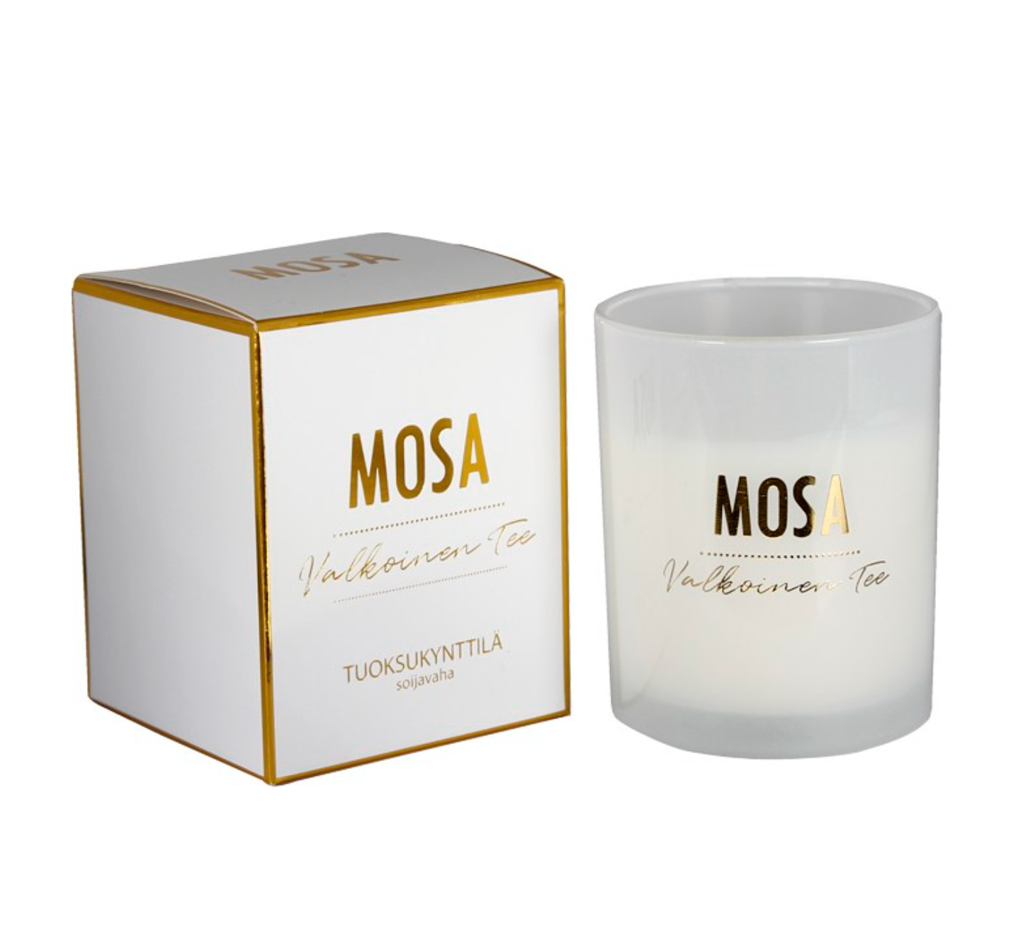 Scented candle White tea large, Mosa
