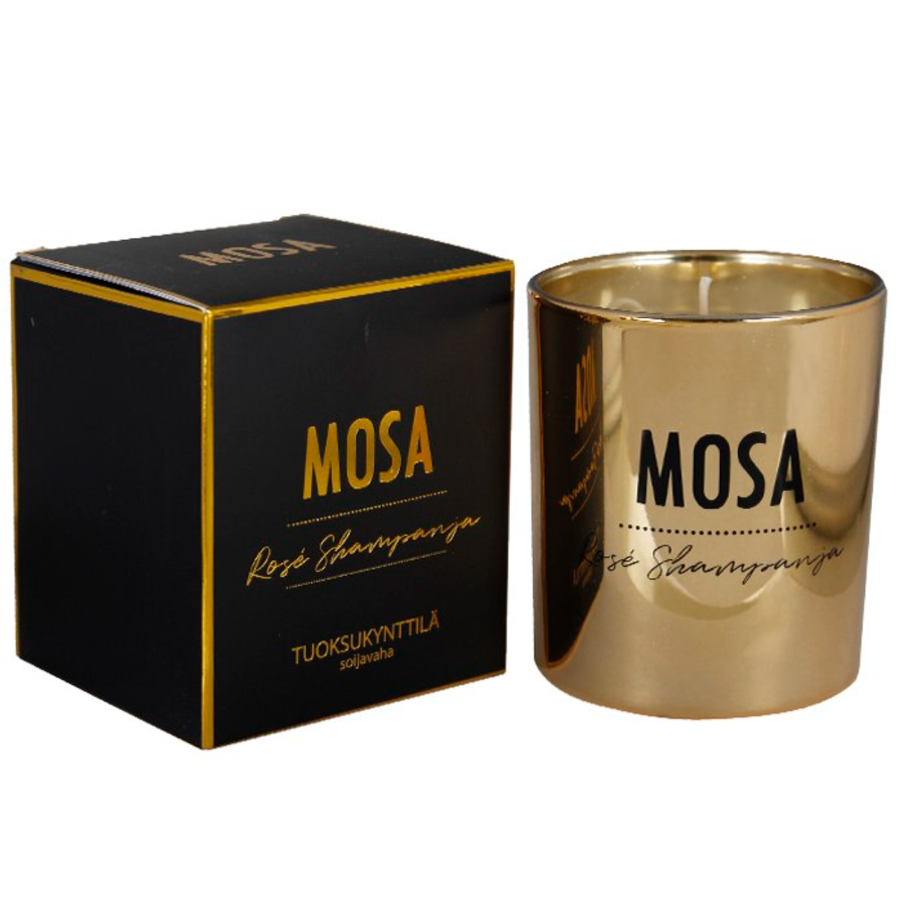 Scented candle Rose Champagne large, Mosa