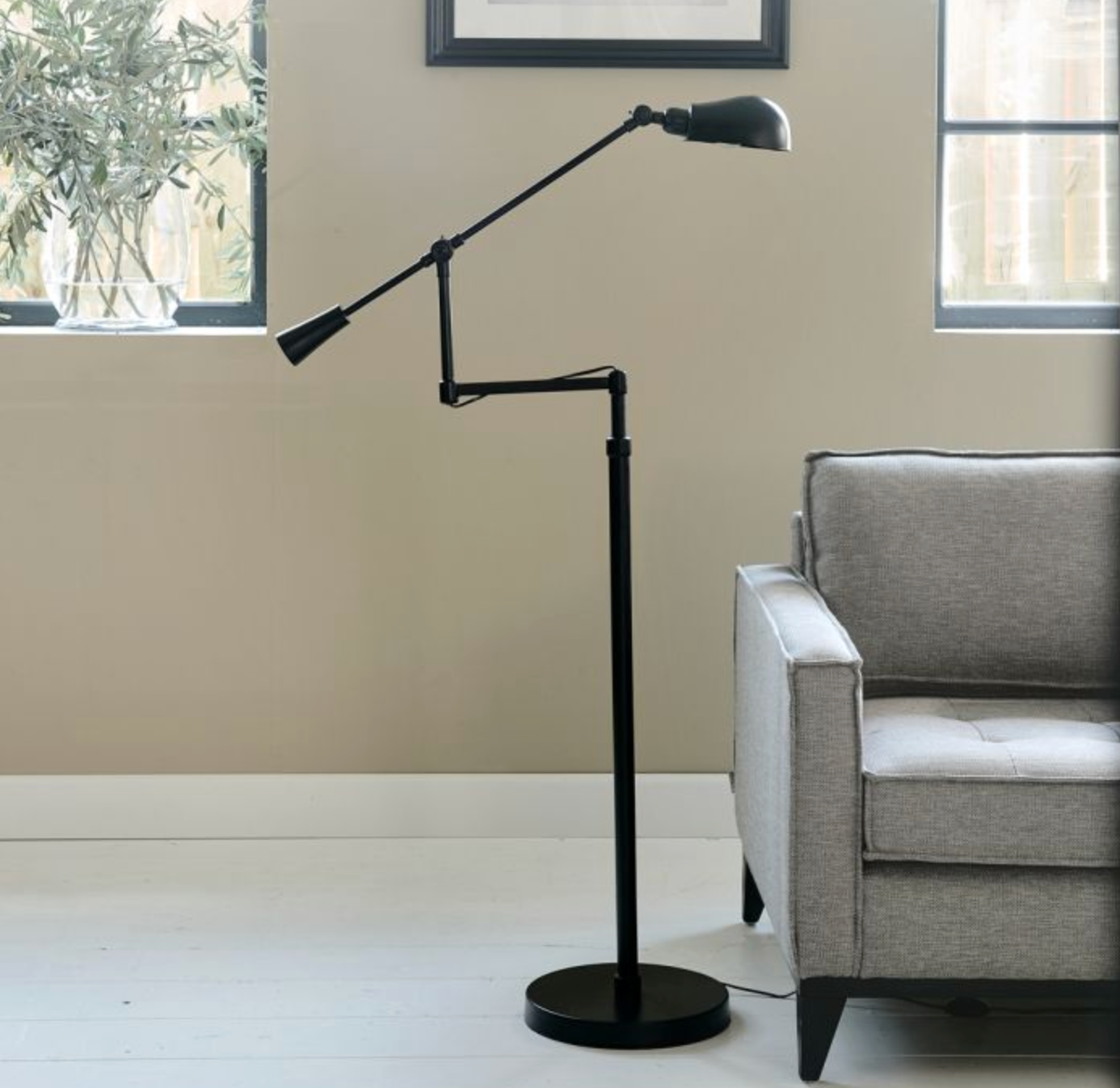 New York Floor Lamp black Riviera Maison