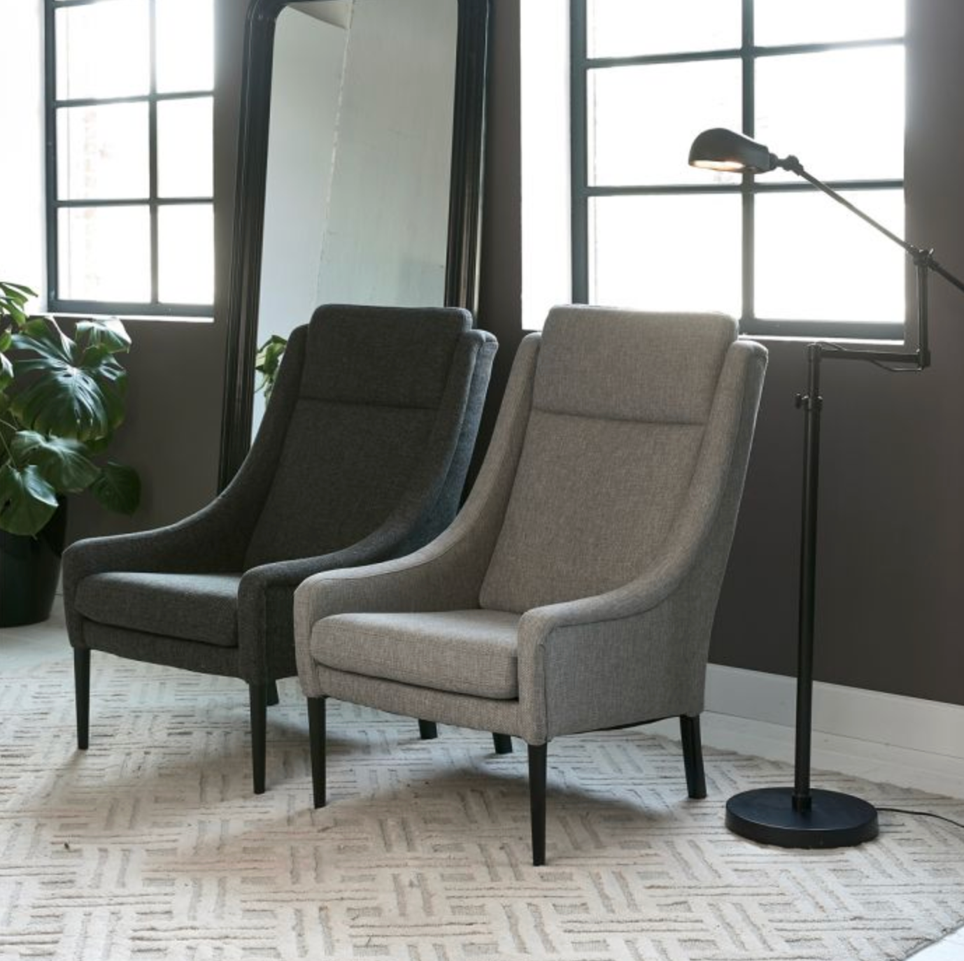 New York Floor Lamp black Riviera Maison