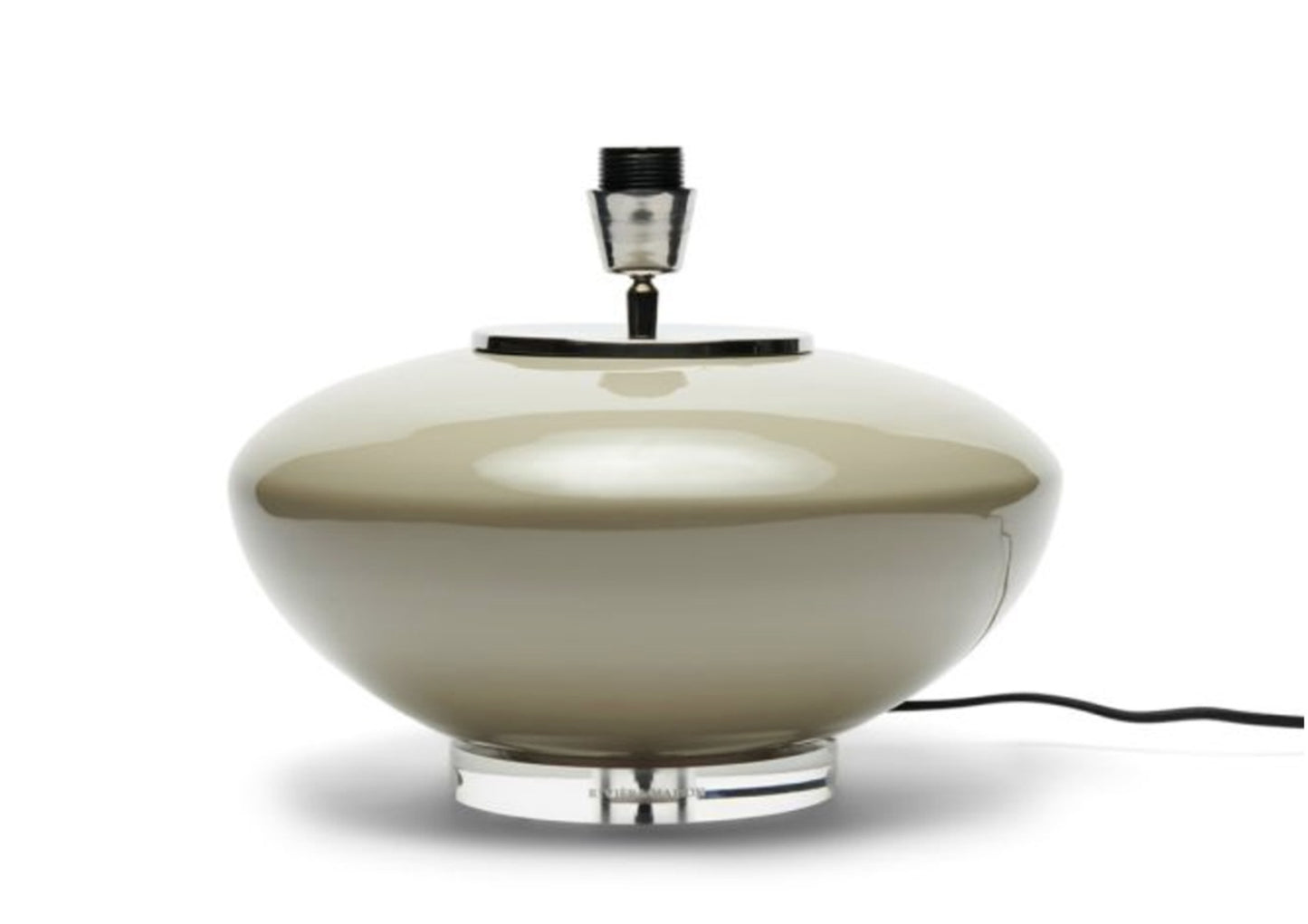 RM Glass Bauble Table Lamp Flax Rivièra Maison