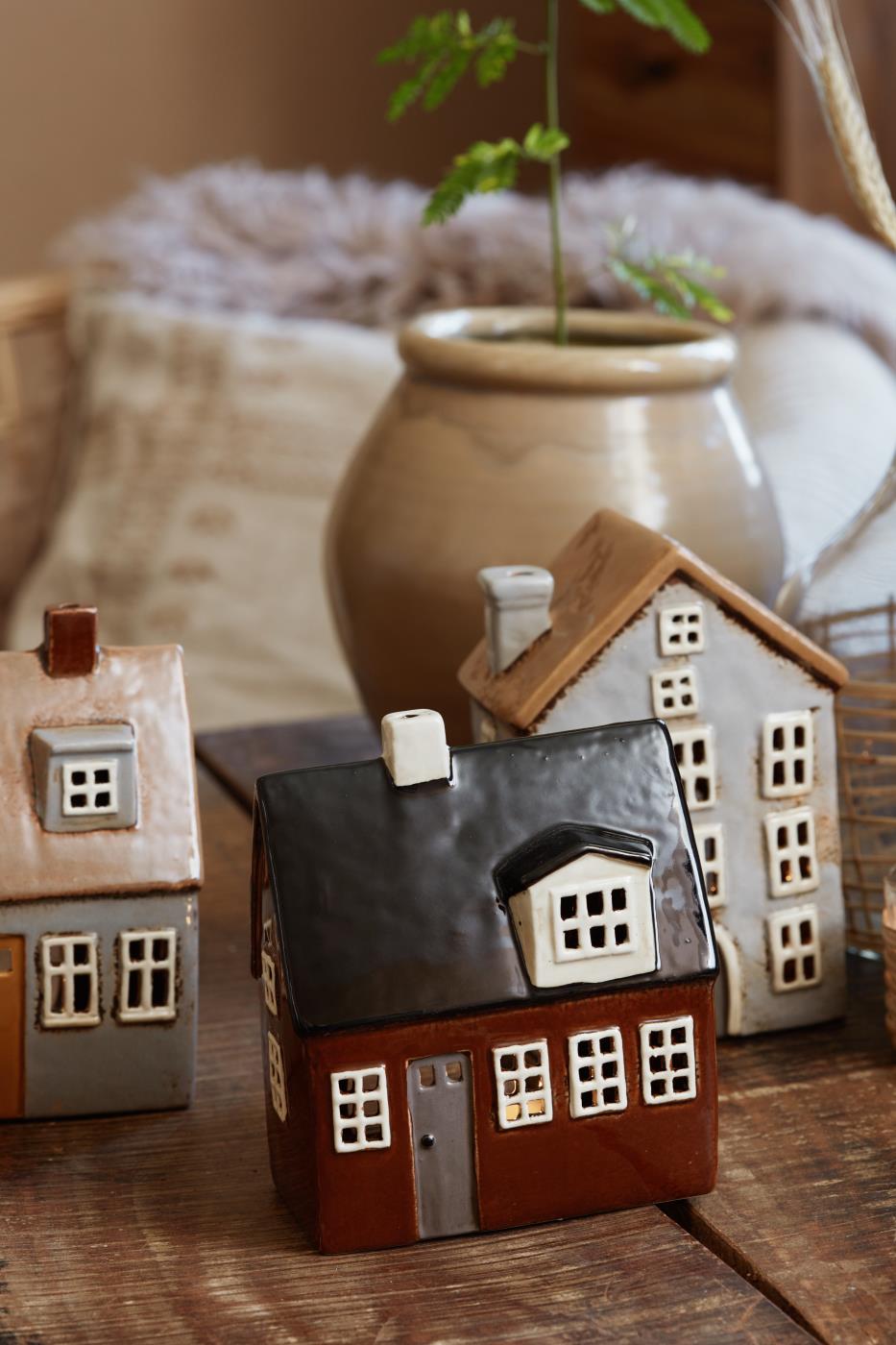 House Lantern Grey Ib Laursen