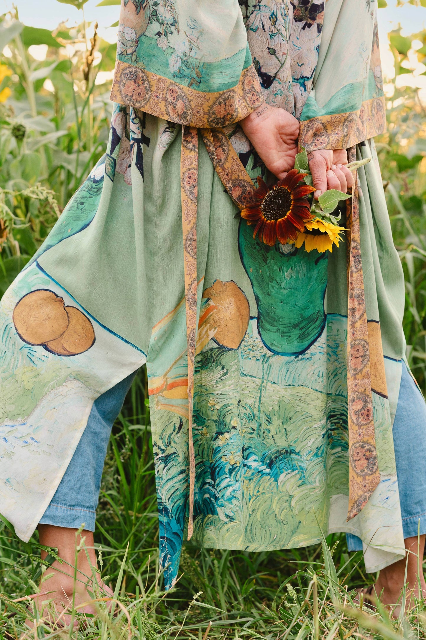 I Paint My Dream Van Gogh Kimono