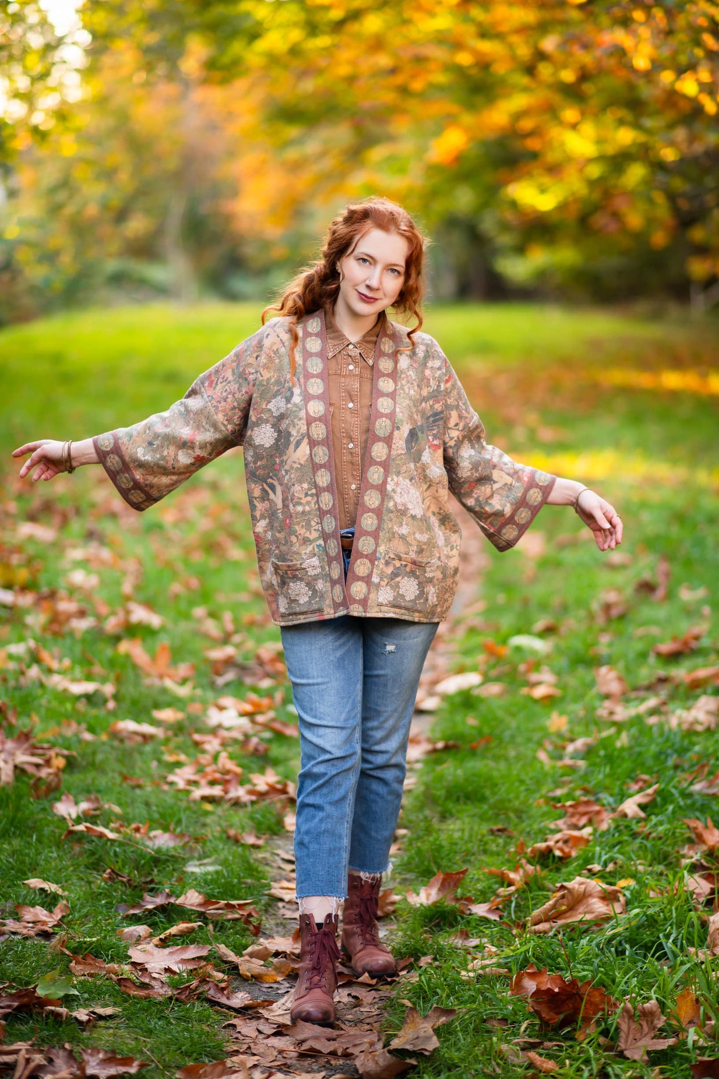 Dream Weaver Fleece Cottage Kimono
