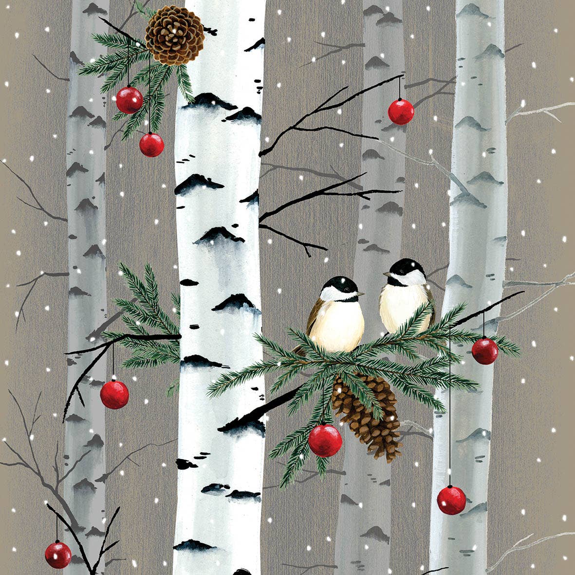 Birch & Birds Paperiservetti 33x33