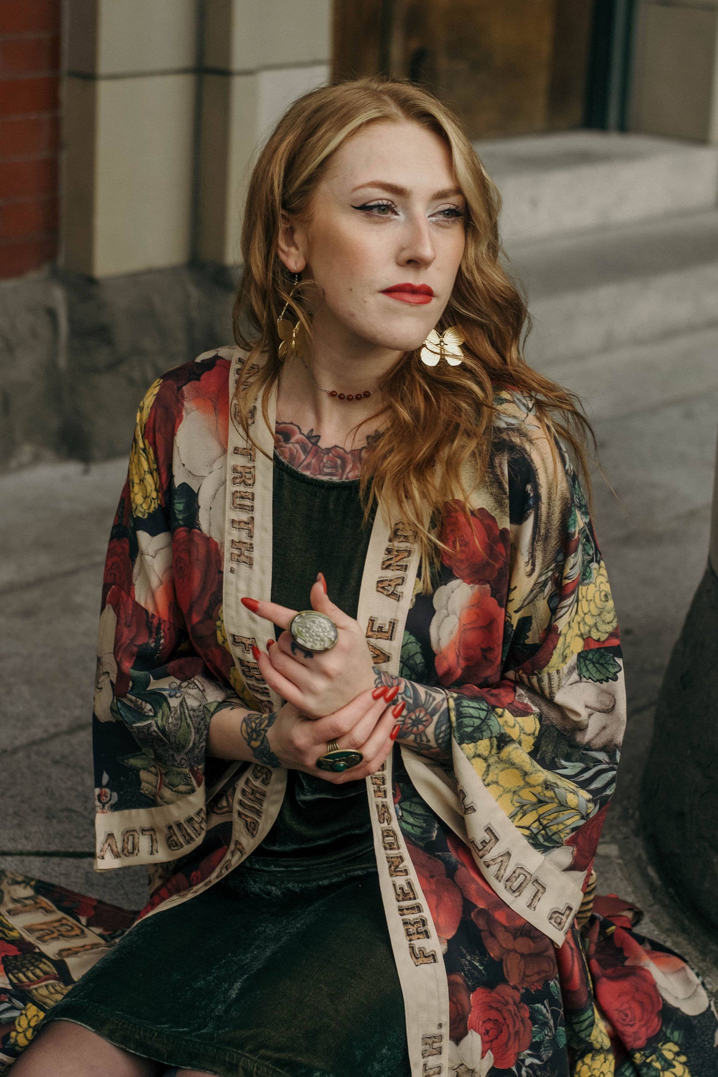 Friendship Love & Truth Kimono