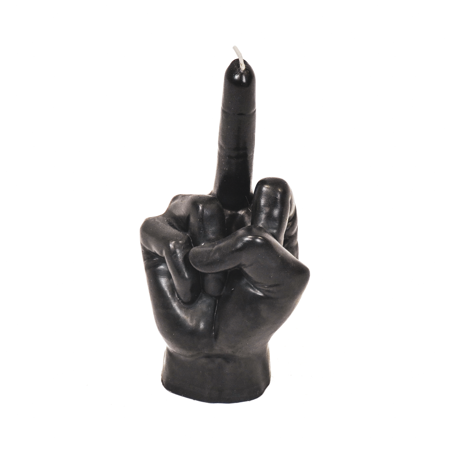 Candle Middle Finger, black 570g - 10x9x17cm