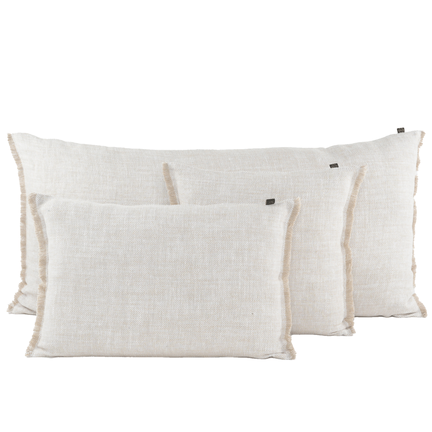 Linen cushion cover Calvi white 45x45cm Haomy
