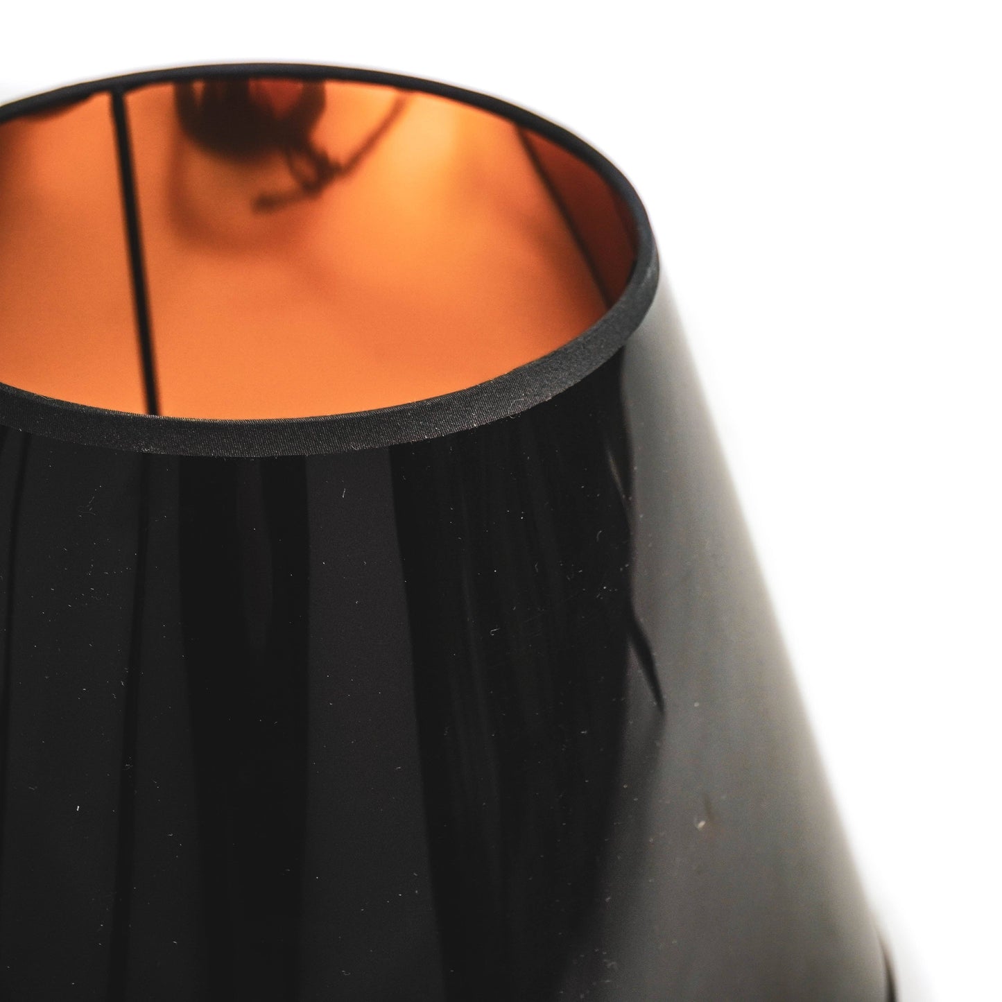 Lampshade black/gold 17x30x21cm