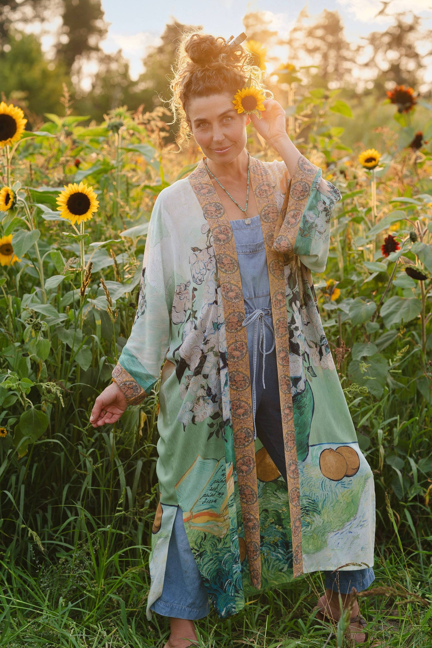 I Paint My Dream Van Gogh Kimono