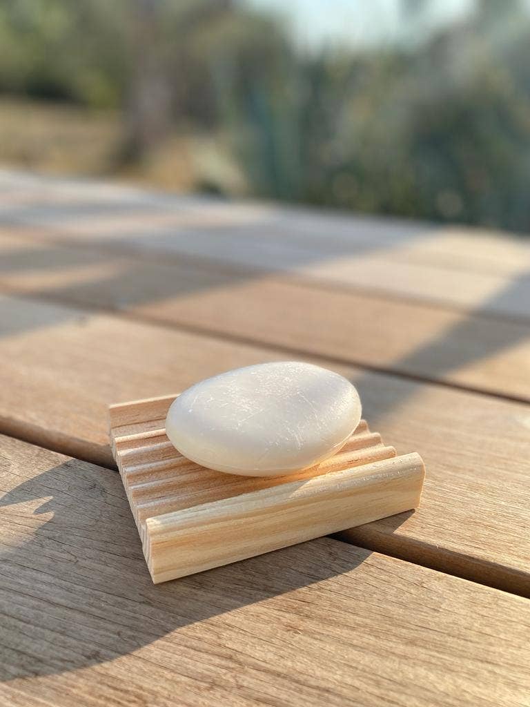 Wooden soap tray