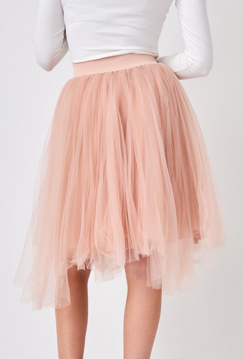 Tulle skirt Black short