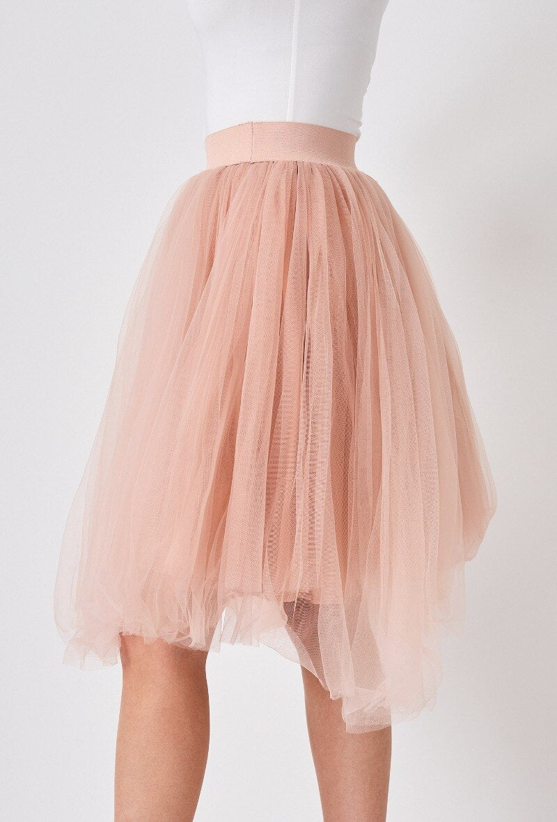 Tulle skirt Black short