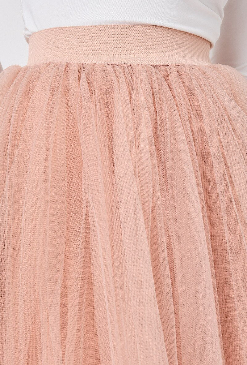 Tulle skirt Black short
