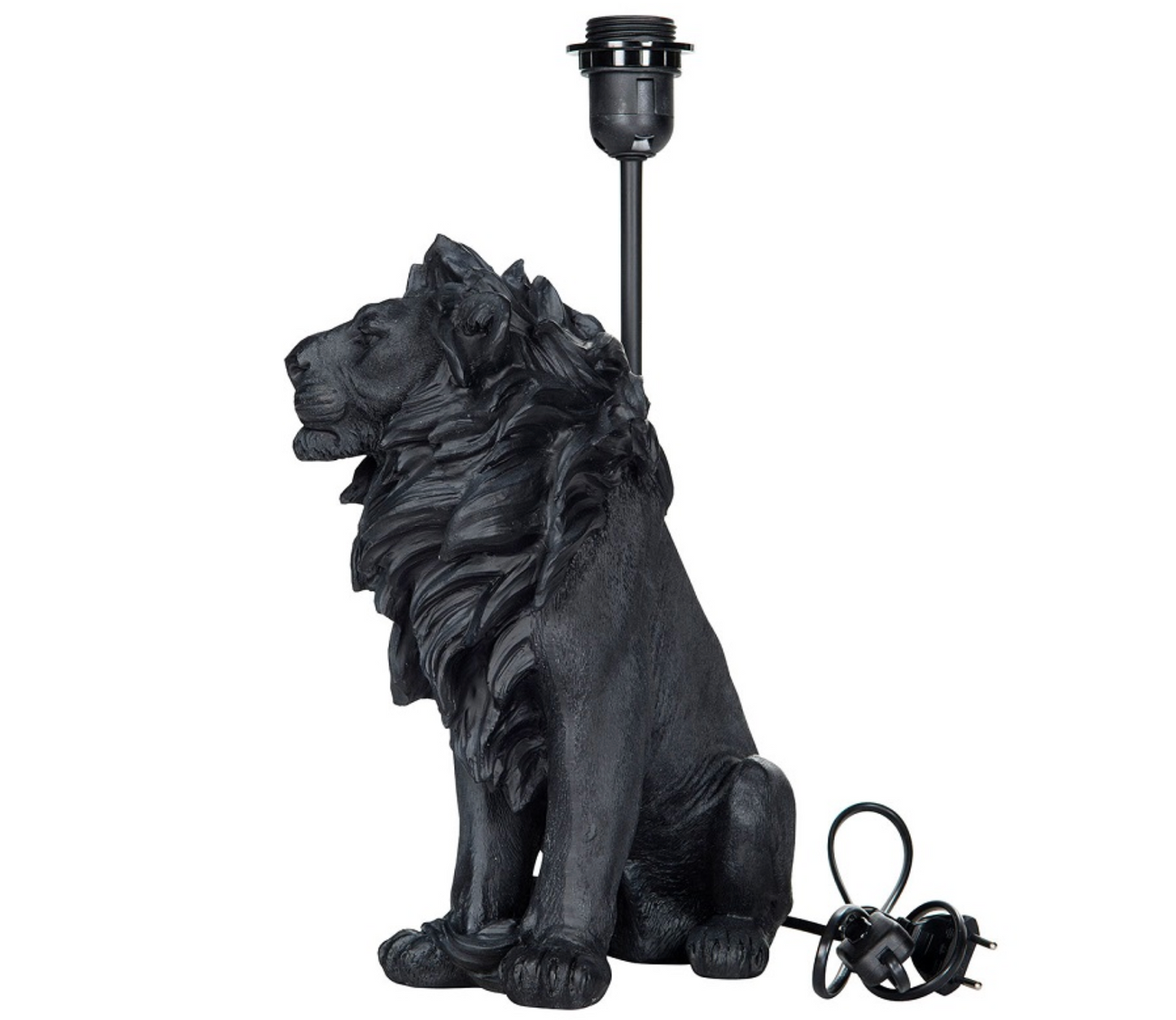 Table lamp Lion black