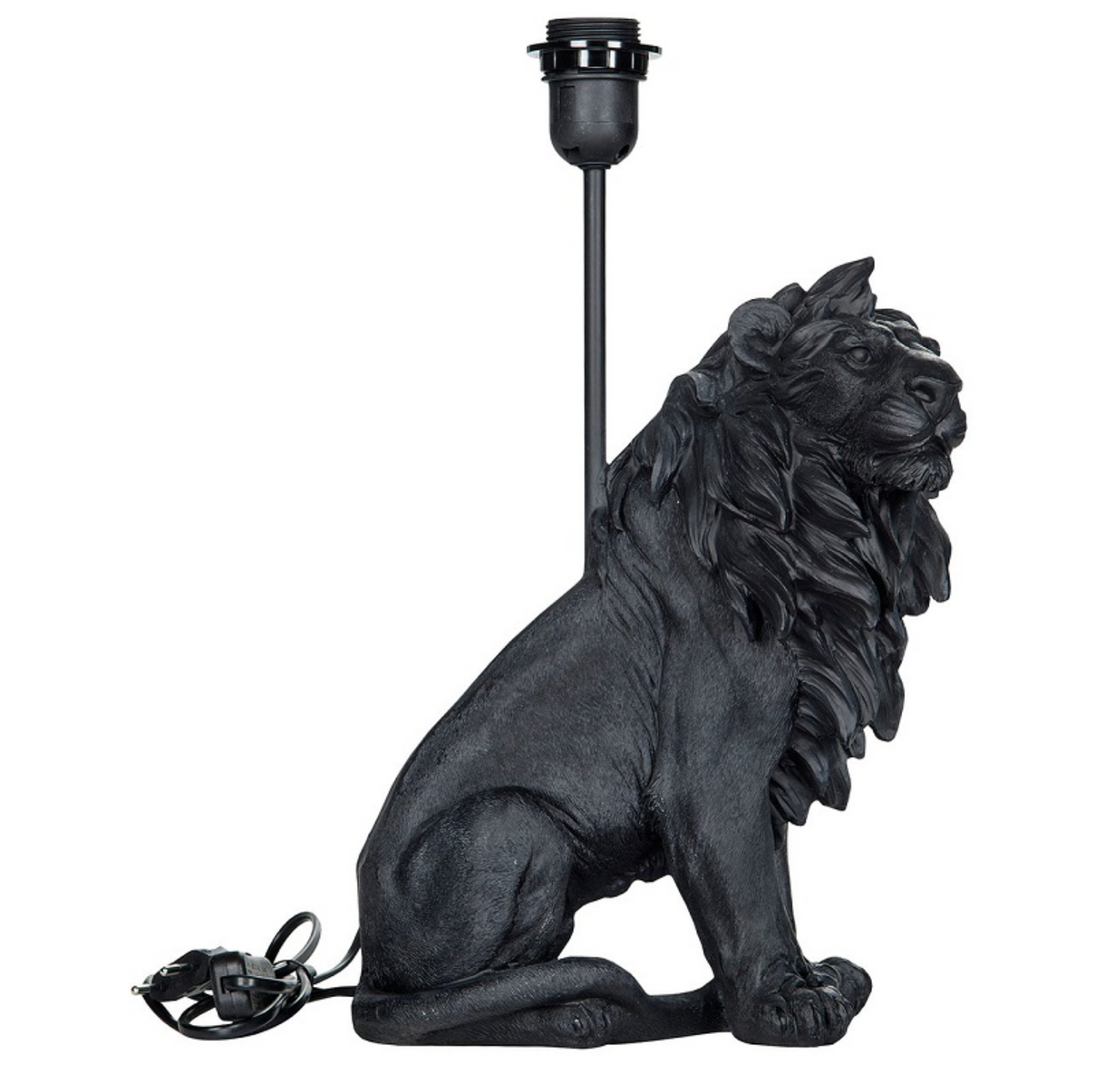 Table lamp Lion black
