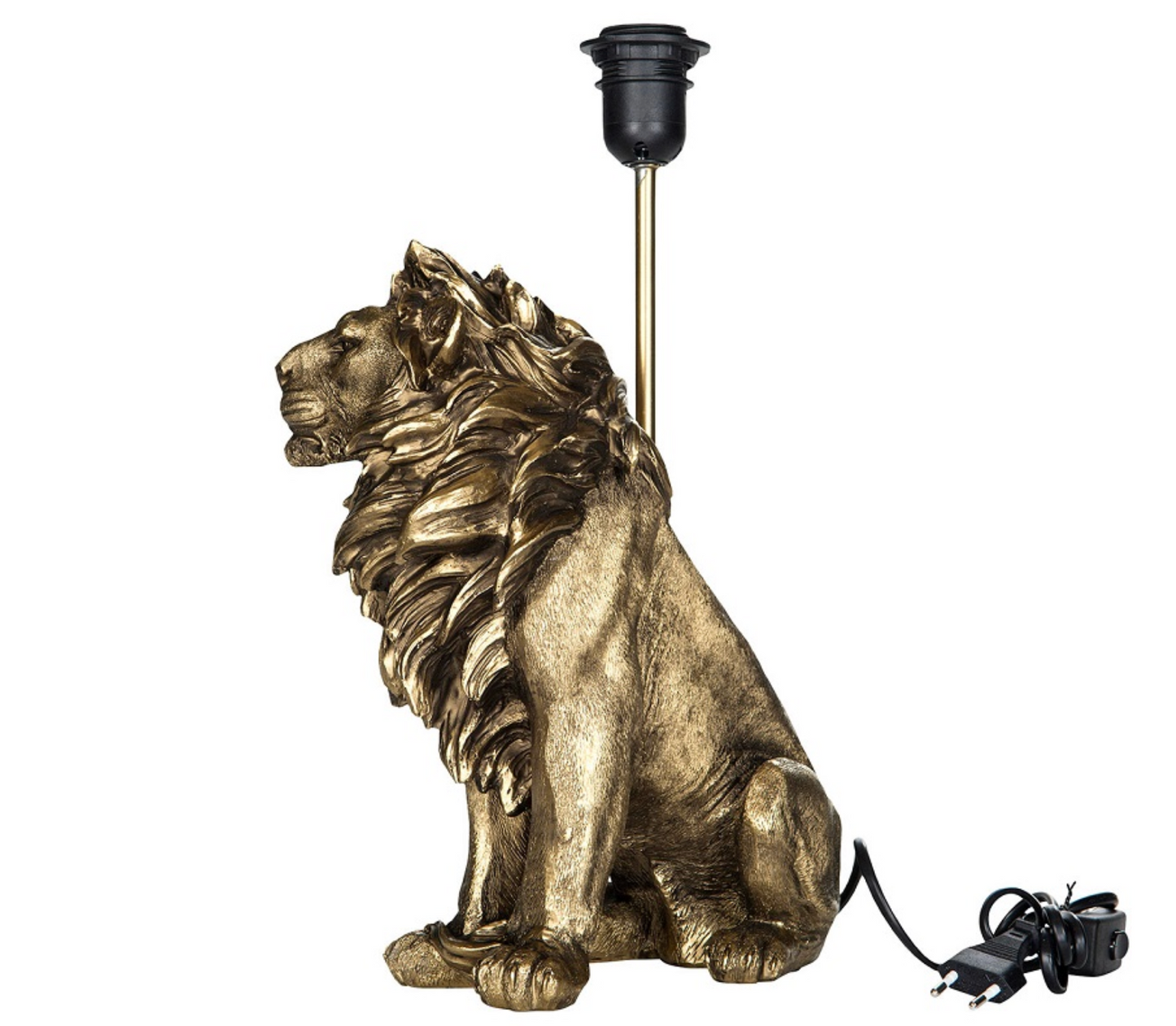 Table lamp Lion gold