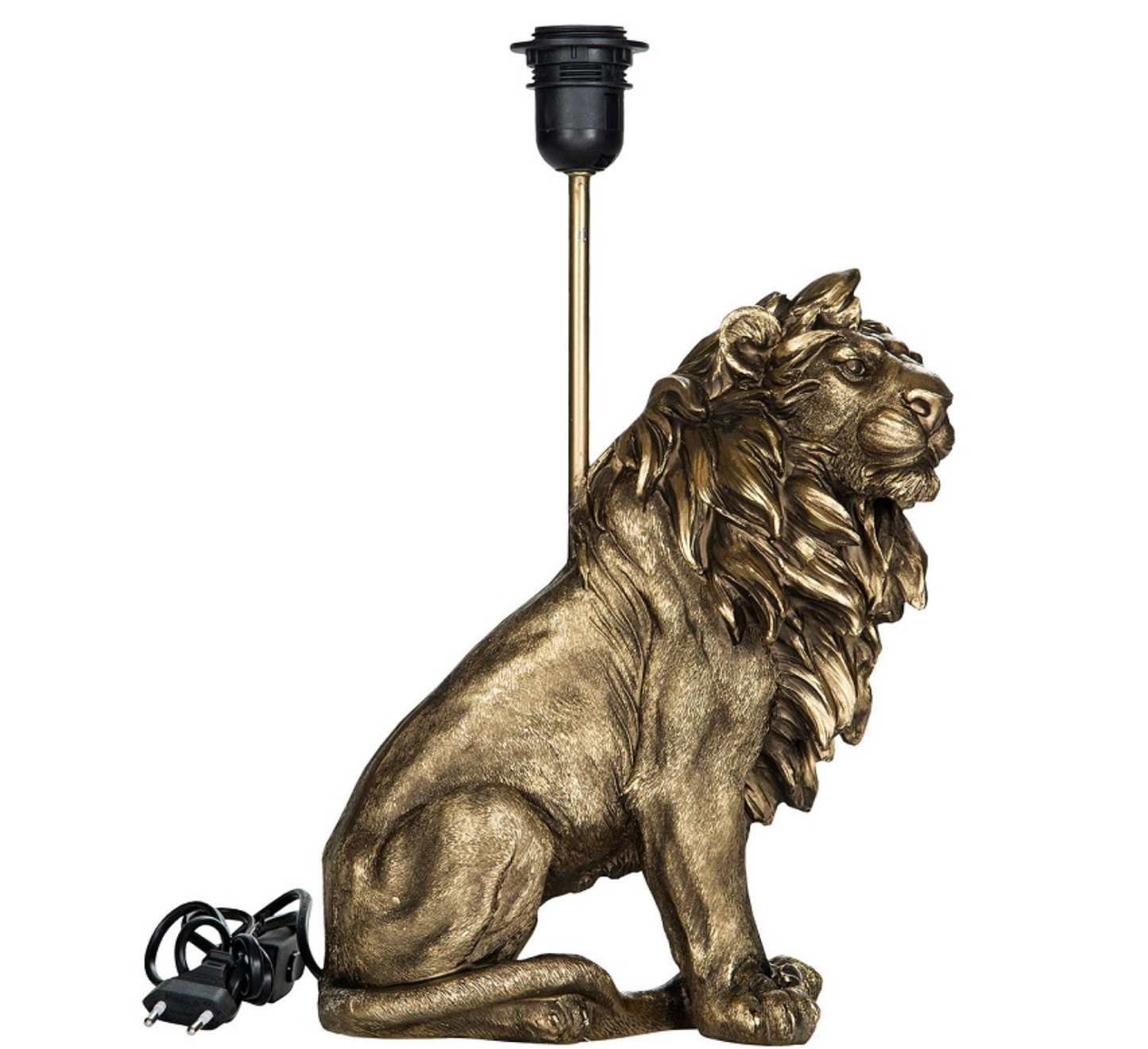 Table lamp Lion gold