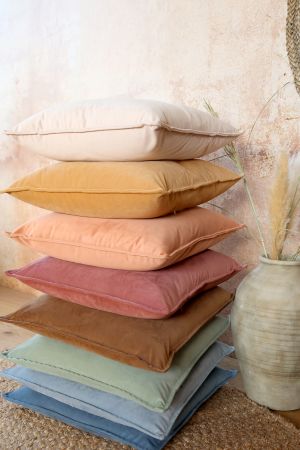 Aix tyynynpäällinen sametti taupe, Chic Antique